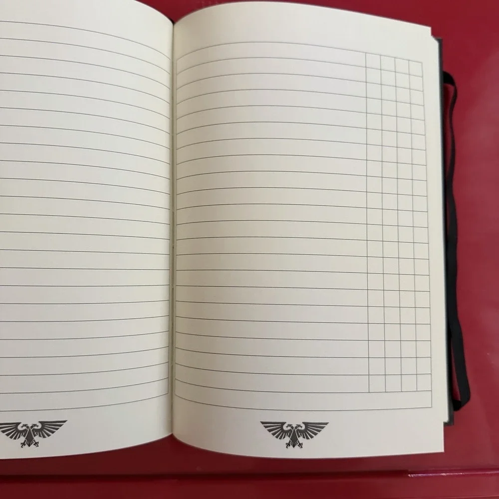NEW Warhammer 40K A5 Notebook Space Marine Cover 240 Ruled Pages Gift Collectors